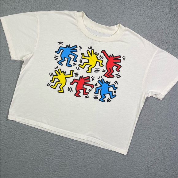American Vintage Tops - Keith haring crop top T-shirt